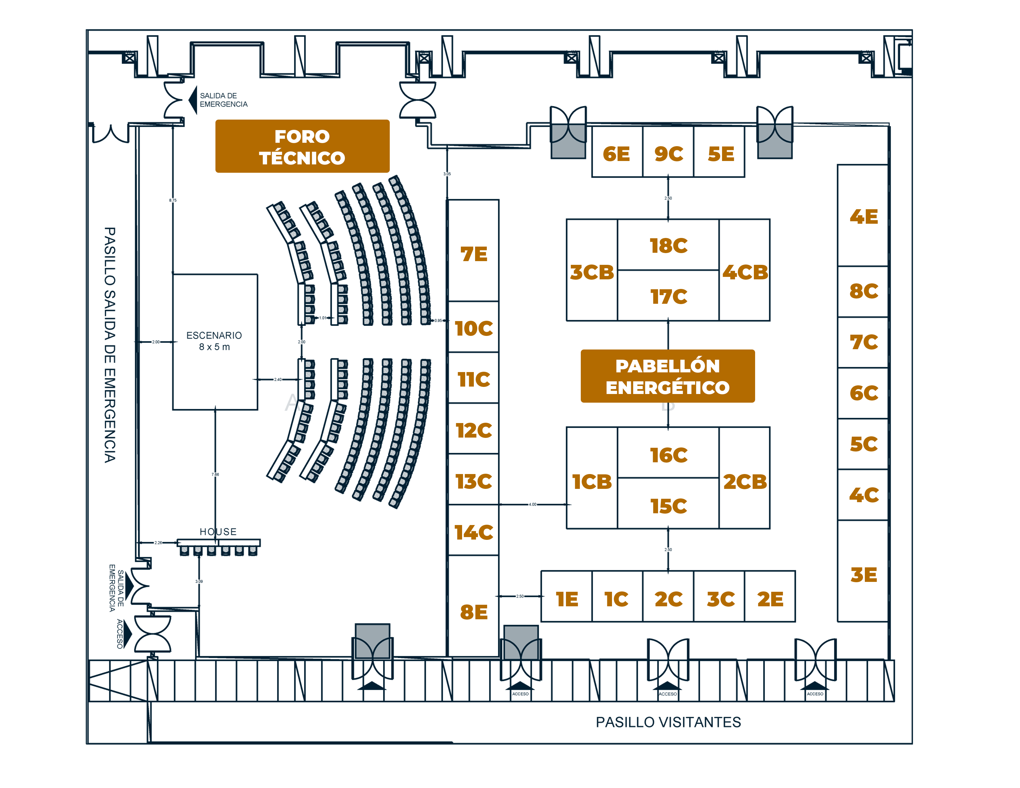 Plano de expositores IMCORRS 2026